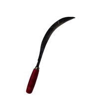 Handheld Garden Sickle with Sharp Curved Steel Blade & Wooden Handle | Multipurpose Grass Cutter for Farming, Harvesting & Weeding | Durable Manual Tool for Home Garden & Agriculture Use
