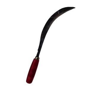 Handheld Garden Sickle with Sharp Curved Steel Blade & Wooden Handle | Multipurpose Grass Cutter for Farming, Harvesting & Weeding | Durable Manual Tool for Home Garden & Agriculture Use Handheld Garden Sickle with Sharp Curved Steel Blade & Wooden Handle | Multipurpose Grass Cutter for Farming, Harvesting & Weeding | Durable Manual Tool for Home Garden & Agriculture Use