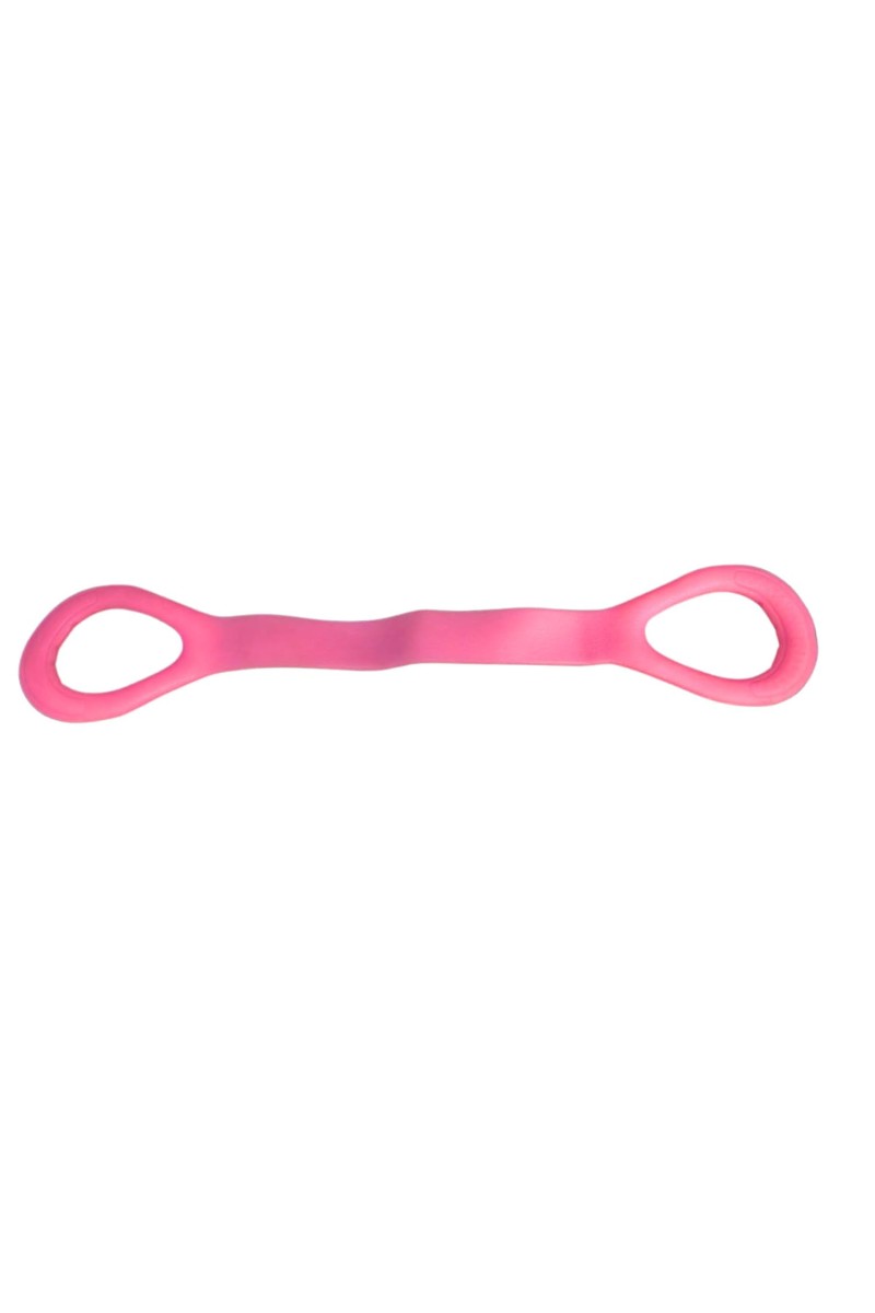 Yoga Stretch Resistance Band for Women & Men, Light Strength Training Elastic Loop Band for Home Workout, Pilates, Flexibility, Mobility & Physical Therapy Exercise Equipment, Pink