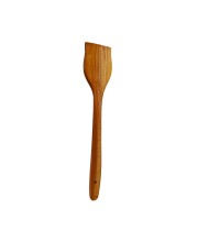 Wood Chapati Turner Spatula | Handmade Wooden Cooking Spoon for Roti, Dosa & Non-Stick Cookware | Natural Kitchen Utensil with Long Handle