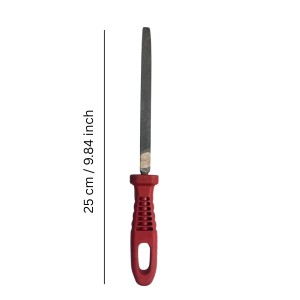 Triangular Hand File Tool (3-Sided) with Ergonomic Handle | Durable Steel File for Metal, Wood, Sharpening & Finishing Triangular Hand File Tool (3-Sided) with Ergonomic Handle | Durable Steel File for Metal, Wood, Sharpening & Finishing