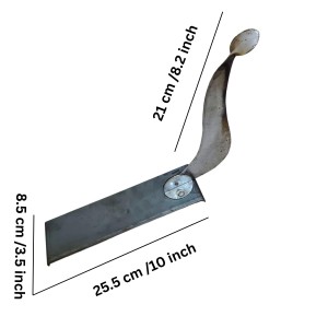 Traditional Indian Bonti Vegetable Cutter with Coconut Scraper | Heavy Duty Iron Blade Manual Kitchen Tool | Multipurpose Floor Cutter for Vegetables, Fish & Coconut Scraping Traditional Indian Bonti Vegetable Cutter with Coconut Scraper | Heavy Duty Iron Blade Manual Kitchen Tool | Multipurpose Floor Cutter for Vegetables, Fish & Coconut Scraping