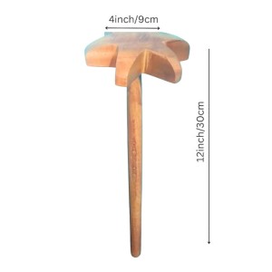 Wooden Kitchen Utensils Set of 3 – Teak Wood Spoon, Spatula & Masher | Non-Stick Safe Cooking Tools | Heat Resistant, Durable & Eco-Friendly Cooking Set for Home Kitchen Wooden Kitchen Utensils Set of 3 – Teak Wood Spoon, Spatula & Masher | Non-Stick Safe Cooking Tools | Heat Resistant, Durable & Eco-Friendly Cooking Set for Home Kitchen