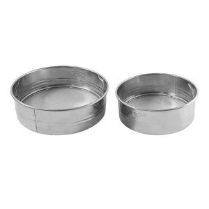 Stainless Steel Fine Mesh Atta Chalni Sieve Set (2 Piece) | Multipurpose Flour Sifter & Kitchen Strainer for Atta, Maida, Suji, Rice Flour & Baking Use Stainless Steel Fine Mesh Atta Chalni Sieve Set (2 Piece) | Multipurpose Flour Sifter & Kitchen Strainer for Atta, Maida, Suji, Rice Flour & Baking Use