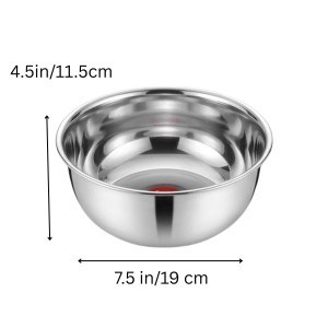 Stainless Steel Multipurpose Bowl for Kitchen & Dining | Deep Mixing Bowl for Serving, Washing & Food Preparation | Rust Resistant Mirror Finish Utility Bowl for Home Use Stainless Steel Multipurpose Bowl for Kitchen & Dining | Deep Mixing Bowl for Serving, Washing & Food Preparation | Rust Resistant Mirror Finish Utility Bowl for Home Use