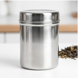 Stainless Steel Tea Canister Set of 4 | Airtight Storage Container for Tea, Coffee & Sugar | Durable Rust-Resistant Kitchen Storage Jars with Lid Stainless Steel Tea Canister Set of 4 | Airtight Storage Container for Tea, Coffee & Sugar | Durable Rust-Resistant Kitchen Storage Jars with Lid