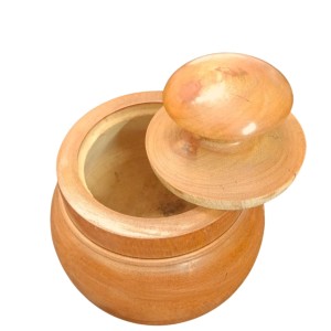Handcrafted Wooden Jar with Lid | Multipurpose Storage Container for Kitchen, Sugar, salt,dry fruits & Home Décoration (Pack of 2) Handcrafted Wooden Jar with Lid | Multipurpose Storage Container for Kitchen, Sugar, salt,dry fruits & Home Décoration (Pack of 2)