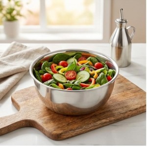 Stainless Steel Multipurpose Bowl for Kitchen & Dining | Deep Mixing Bowl for Serving, Washing & Food Preparation | Rust Resistant Mirror Finish Utility Bowl for Home Use Stainless Steel Multipurpose Bowl for Kitchen & Dining | Deep Mixing Bowl for Serving, Washing & Food Preparation | Rust Resistant Mirror Finish Utility Bowl for Home Use