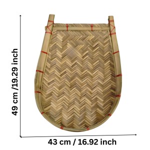 Handmade Bamboo Kulo Basket for Puja & Kitchen Use | Traditional Bengali Bamboo Soop Tray for Grain Cleaning & Decoration(বাà¦à¦¶à§‡à¦° কà§à¦²à§‹) Handmade Bamboo Kulo Basket for Puja & Kitchen Use | Traditional Bengali Bamboo Soop Tray for Grain Cleaning & Decoration(বাà¦à¦¶à§‡à¦° কà§à¦²à§‹)