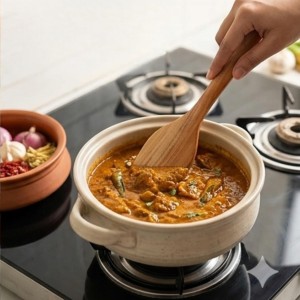 Wood Chapati Turner Spatula | Handmade Wooden Cooking Spoon for Roti, Dosa & Non-Stick Cookware | Natural Kitchen Utensil with Long Handle Wood Chapati Turner Spatula | Handmade Wooden Cooking Spoon for Roti, Dosa & Non-Stick Cookware | Natural Kitchen Utensil with Long Handle