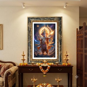 Ganeshaa Decorative Photo Frame With White Mount | Premium Wall & Tabletop Picture Frame | Home, Office & Temple Decoration | 8x12 Inch (Pack Of 1) (F32623) Ganeshaa Decorative Photo Frame With White Mount | Premium Wall & Tabletop Picture Frame | Home, Office & Temple Decoration | 8x12 Inch (Pack Of 1) (F32623)
