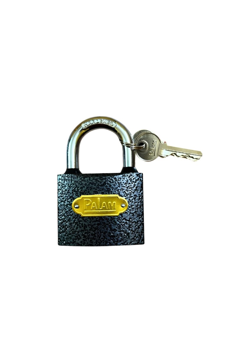 Heavy Duty Metal Padlock with 3 Keys | Durable Security Lock for Doors, Gates, Cabinets, Lockers, Luggage & Storage | Anti-Rust Iron Padlock (Pack of 1)