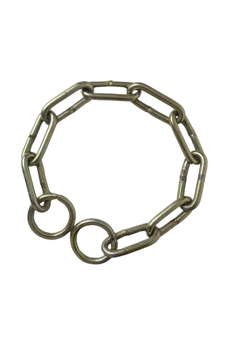 Iron Lock Golden Chain | Multipurpose Security for Gates, Cycles, Bikes | Indoor & Outdoor Use | Heavy Duty for Protection and Home Use (5 Feet)