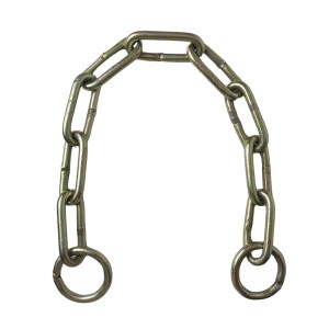 Iron Lock Golden Chain | Multipurpose Security for Gates, Cycles, Bikes | Indoor & Outdoor Use | Heavy Duty for Protection and Home Use (5 Feet)