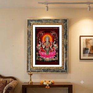 Lakshmi Decorative Photo Frame With White Mount | Premium Wall & Tabletop Picture Frame | Home, Office & Temple Decoration | 10x14 Inch (Pack Of 1) (F31464) Lakshmi Decorative Photo Frame With White Mount | Premium Wall & Tabletop Picture Frame | Home, Office & Temple Decoration | 10x14 Inch (Pack Of 1) (F31464)