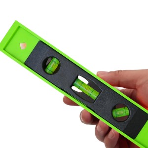 3-in-1 Magnetic Spirit Level Tool with Bubble Vials & Measuring Scale | Mini Water Level Meter for Horizontal, Vertical | Portable Leveling Tool for Home, Construction & DIY Project