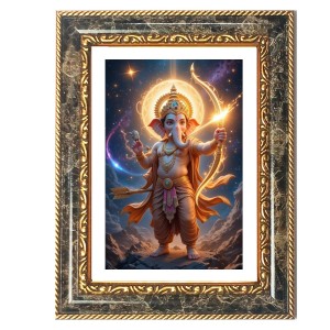 Ganeshaa Decorative Photo Frame With White Mount | Premium Wall & Tabletop Picture Frame | Home, Office & Temple Decoration | 8x12 Inch (Pack Of 1) (F32623) Ganeshaa Decorative Photo Frame With White Mount | Premium Wall & Tabletop Picture Frame | Home, Office & Temple Decoration | 8x12 Inch (Pack Of 1) (F32623)