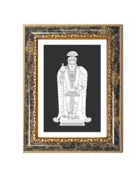 Venkateswara Decorative Photo Frame With White Mount | Premium Wall & Tabletop Picture Frame | Home, Office & Temple Decoration | 10x14 Inch (Pack Of 1) (F32381)