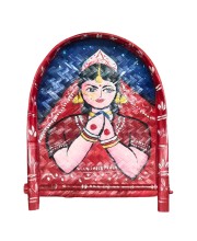 Handicrafts Bamboo Kulo Tray â€“ Handmade & Hand-Painted Bengali Bride Art Soop/Kulo Basket | Traditional Decorative Bamboo Tray for Puja, Wedding Rituals, Home DÃ©cor, Storage & Gifting