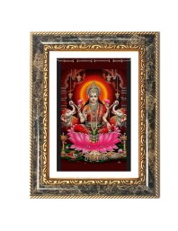 Lakshmi Decorative Photo Frame With White Mount | Premium Wall & Tabletop Picture Frame | Home, Office & Temple Decoration | 10x14 Inch (Pack Of 1) (F31464)