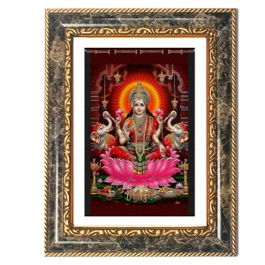 Lakshmi Decorative Photo Frame With White Mount | Premium Wall & Tabletop Picture Frame | Home, Office & Temple Decoration | 10x14 Inch (Pack Of 1) (F31464) Lakshmi Decorative Photo Frame With White Mount | Premium Wall & Tabletop Picture Frame | Home, Office & Temple Decoration | 10x14 Inch (Pack Of 1) (F31464)