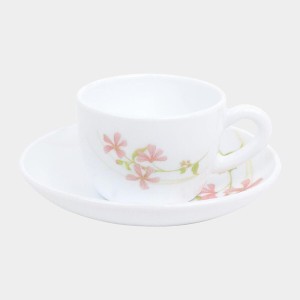 Hitech Sales 145 ml Opalware Cup & Saucer Set White | Microwave Safe Ceramic Cup | Ideal for Daily Use Hitech Sales 145 ml Opalware Cup & Saucer Set White | Microwave Safe Ceramic Cup | Ideal for Daily Use