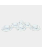 Hitech Sales 130 ml Opalware Cup & Saucer Set White | Microwave Safe Ceramic Cup | Ideal for Daily Use Hitech Sales 130 ml Opalware Cup & Saucer Set White | Microwave Safe Ceramic Cup | Ideal for Daily Use