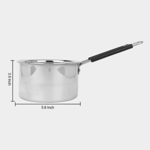 1.5 L Steel Saucepan 3.5 X 5.6 in (Pack of 1) 1.5 L Steel Saucepan 3.5 X 5.6 in (Pack of 1)