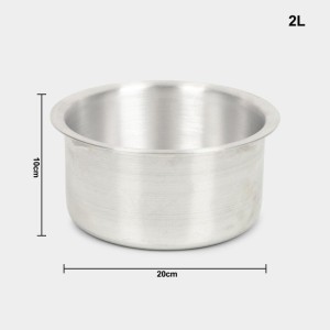 2 L Aluminum Patila - (M1369) 2 L Aluminum Patila - (M1369)