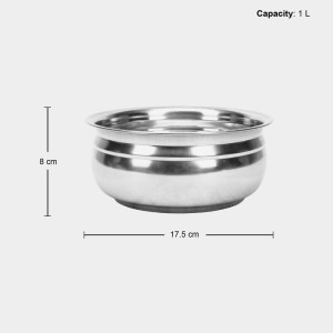 1 L Stainless Steel Handi (Induction Compatible) - (M1406) 1 L Stainless Steel Handi (Induction Compatible) - (M1406)