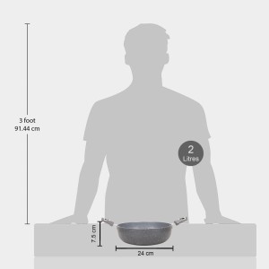 2 L Non-Stick Kadhai - (M1392) 2 L Non-Stick Kadhai - (M1392)