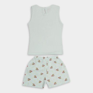 Infant Girls' 100% Cotton Short Set – Soft Breathable Summer Outfit for Baby and Toddler Girls, 2-Piece Clothing Set (Light Green, 12-18 Months) Infant Girls' 100% Cotton Short Set – Soft Breathable Summer Outfit for Baby and Toddler Girls, 2-Piece Clothing Set (Light Green, 12-18 Months)