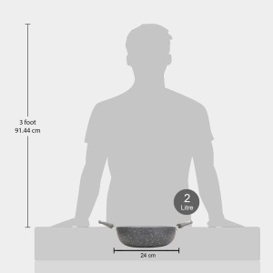 2 L Non-Stick Kadhai - (M1403) 2 L Non-Stick Kadhai - (M1403)