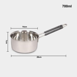 700ml Steel Sauce Pan - (M1370) 700ml Steel Sauce Pan - (M1370)