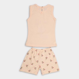 Infant Girls' 100% Cotton Short Set – Soft Breathable Summer Outfit for Baby and Toddler Girls, 2-Piece Clothing Set (Peach, 12-18 Months) Infant Girls' 100% Cotton Short Set – Soft Breathable Summer Outfit for Baby and Toddler Girls, 2-Piece Clothing Set (Peach, 12-18 Months)