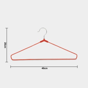 Steel Cloth Hanger Set of 6 40 X 20 cm (Pack of 6) Steel Cloth Hanger Set of 6 40 X 20 cm (Pack of 6)