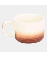 Hitech Sales 100 ml Stoneware Cup White & Brown | Microwave Safe Ceramic Cup | Ideal for Daily Use Hitech Sales 100 ml Stoneware Cup White & Brown | Microwave Safe Ceramic Cup | Ideal for Daily Use
