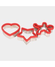 Steel Cookie Cutter Set of 3(Pack of 3)