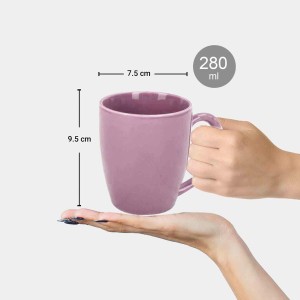 Stoneware Coffee Mug 280 ml – Durable Ceramic Cup for Hot Beverages – Microwave & Dishwasher Safe – Ideal for Coffee, Tea, Cocoa – Rustic Matte Finish (Baby Pink) Stoneware Coffee Mug 280 ml – Durable Ceramic Cup for Hot Beverages – Microwave & Dishwasher Safe – Ideal for Coffee, Tea, Cocoa – Rustic Matte Finish (Baby Pink)