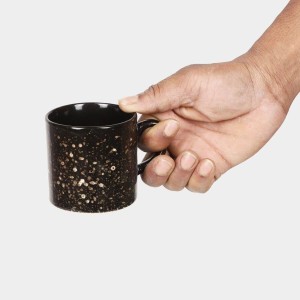 HiTech Sales 120 ml Stoneware Cup Set - Set of 6 (Black) | Durable & Microwave Safe | Ideal for Tea & Coffee HiTech Sales 120 ml Stoneware Cup Set - Set of 6 (Black) | Durable & Microwave Safe | Ideal for Tea & Coffee
