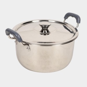 4.5 L Steel Cooking Pot 25 X 12.5 cm, 1Lid, 1Pot 4.5 L Steel Cooking Pot 25 X 12.5 cm, 1Lid, 1Pot