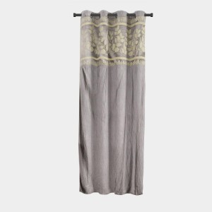 Home Beautiful 5 ft. Dark Grey Polyester Curtain - (M2773) Home Beautiful 5 ft. Dark Grey Polyester Curtain - (M2773)