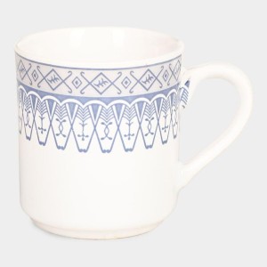 Hitech Sales 120 ml Stoneware Cup Set of 6 Blue | Durable & Microwave Safe | Set for Tea/Coffee Elegant Design Hitech Sales 120 ml Stoneware Cup Set of 6 Blue | Durable & Microwave Safe | Set for Tea/Coffee Elegant Design