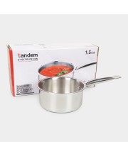 Tandem1.5L Stainless Steel Sauce Pan, 36 X 16 X 8cm (Pack of 1)