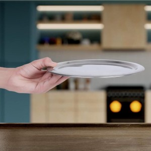 Stainless Steel Multi Purpose Lid, 23.5 cm Diameter (Pack of 1) Stainless Steel Multi Purpose Lid, 23.5 cm Diameter (Pack of 1)