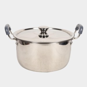 4.5 L Steel Cooking Pot 25 X 12.5 cm, 1Lid, 1Pot 4.5 L Steel Cooking Pot 25 X 12.5 cm, 1Lid, 1Pot