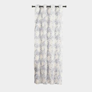 Home Beautiful 5 ft. Light Grey Polyester Curtain - (M2835) Home Beautiful 5 ft. Light Grey Polyester Curtain - (M2835)