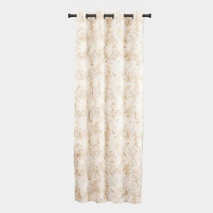 Home Beautiful 5 ft. Beige Polyester Curtain - (M2832) Home Beautiful 5 ft. Beige Polyester Curtain - (M2832)