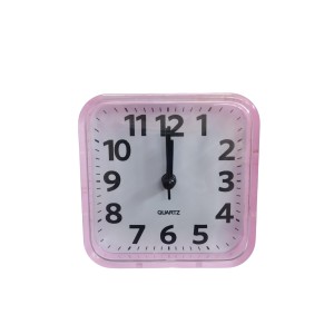 Alarm Clock Compact Pink Square Quartz – 3.48 Inch Silent Desk/Table Clock for Bedroom, Study & Travel Alarm Clock Compact Pink Square Quartz – 3.48 Inch Silent Desk/Table Clock for Bedroom, Study & Travel