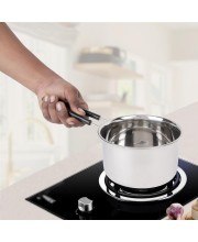 750 ml Stainless Steel Saucepan, 1 4 cm Dia. (Pack of 1) 750 ml Stainless Steel Saucepan, 1 4 cm Dia. (Pack of 1)